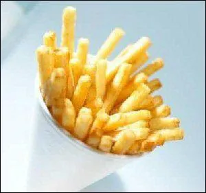 On doit manger des frites et des ptes tous les jours.