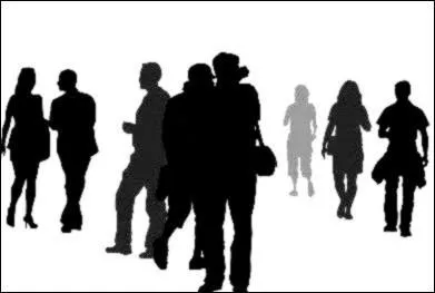 Lorsque je croise quelqu'un dans la rue, je dis :