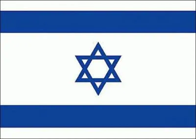 Les bandes horizontales et les couleurs voquent le chle de prire; au centre se trouve l'toile de David. Quel est ce pays ?