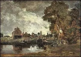 Qui a peint Le moulin à Dedham ?