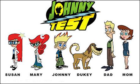 Les personnages de johnny test