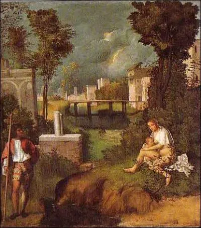 Quel peintre dcd de la peste  l'ge de 33 ans a ralis 'La tempte' ?