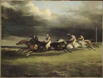 Quel peintre ayant ralis 'Course de chevaux  Epsom' est dcd  l'ge de 32 ans des suites d'une chute de cheval ?