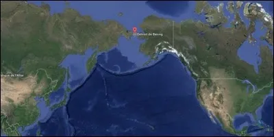 Le dtroit de Bring est spar par deux continents. Lesquels ?