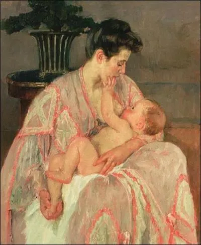 Quelle peintre a ralis 'Mre et enfant' ?