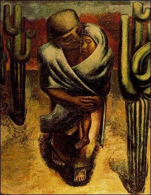 Quel(le) peintre mexicain(e) a ralis 'Mre et son enfant' ?