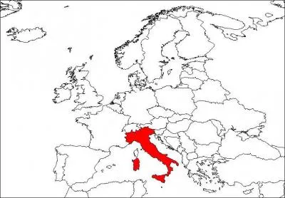 Quel est le pays colori sur la carte ?