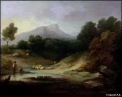 Qui a peint 'Paysage avec berger' ?