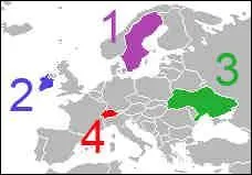 Quel est le pays N 4 sur cette carte ?