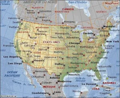 Quelle est la capitale des Etats-Unis ?