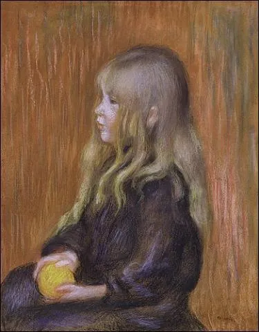 Qui a peint Enfant tenant une orange ?