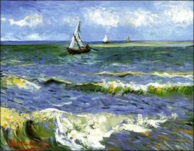 Qui a peint La mer prs des Saintes Marie ?