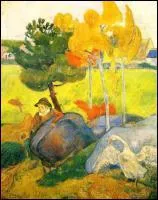 Qui a peint Petit Breton à l'oie ?