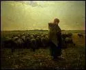 Qui a peint Bergère avec son troupeau ?