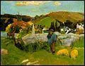 Qui a peint Le gardien de porcs en Bretagne ?
