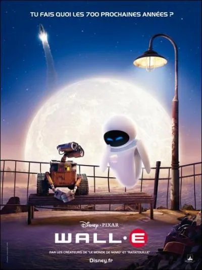 L'anne de sortie de 'Wall-E', un succs mondial sort au cinma, il s'agit de 'Bienvenue chez les Ch'tis'. En quelle anne tait-ce ?