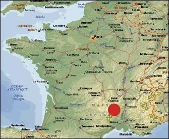 Quel est le departement  reprsent par le gros point ?