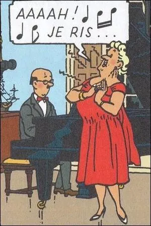 Pianiste qui lui ne rit pas , il s'agit de ... .