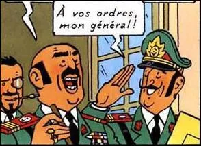 Ce haut grad apparat dans le dernier album de Tintin, il s'agit de ... .