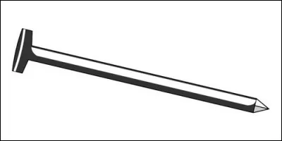 En quelle matière est fait un clou ?