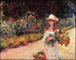 Qui a peint Fille dans le jardin de Giverny ?