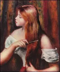 Qui a peint Jeune fille se coiffant ?
