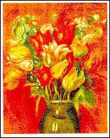 Qui a peint Bouquet de tulipes ?