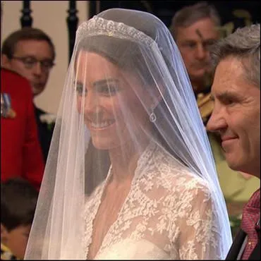 D'o vient le diadme port par Kate ?