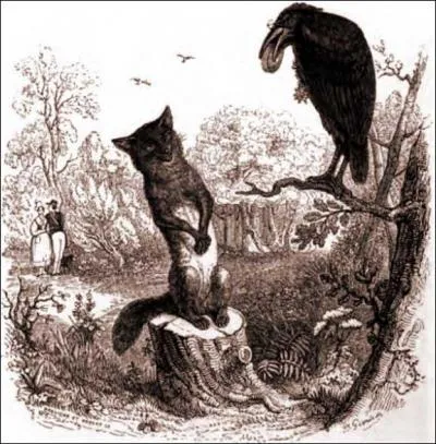 D'après la fable de La Fontaine 'Le corbeau et le Renard', que tient dans son bec Maître Corbeau ?