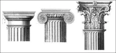 Citez les 3 ordres architecturaux crs par les Grecs :