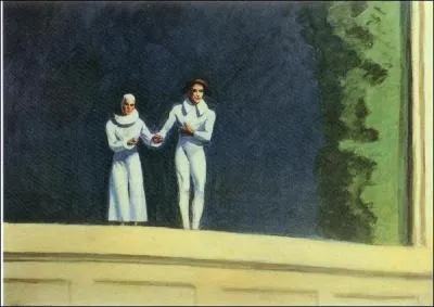 Qui a peint 'Deux comdiens' ?