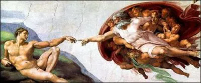 Michel-Ange, un autre gnie de la Renaissance, a peint la vote et le mur de l'autel de la chapelle Sixtine  Rome.