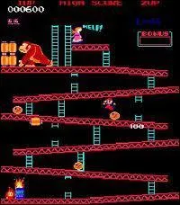 Quelle est la hauteur de la premire structure  gravir dans Donkey Kong ?