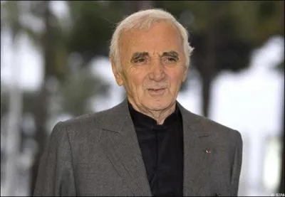 N le 22 mai 1924, auteur, compositeur, interprte et acteur franco-armnien. Parmi ses succs : 'La bohme', 'For me formidable', 'Que c'est triste Venise'. Rle dans le film 'Ararat'