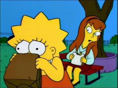 Comment s'appelle la fille qui est derrire Lisa Simpson et qui est sa concurrente en saxophone ?