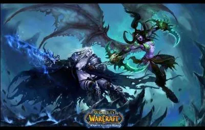 On peut revivre le combat d'Arthas et d'Illidan :