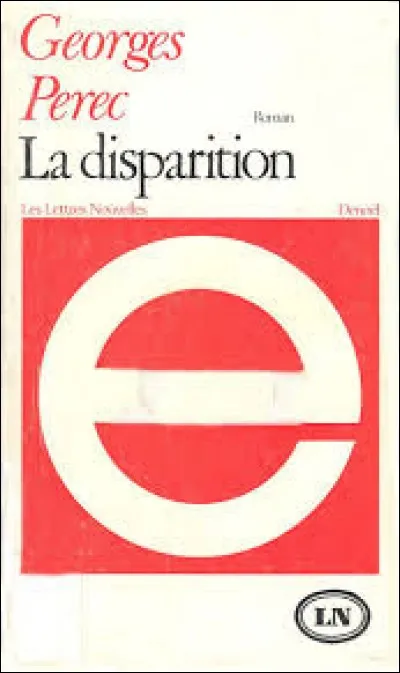Qu'est-ce qu'un ''lipogramme'' ?