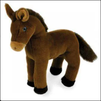 Ce cheval en peluche est...