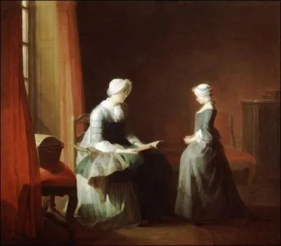 Qui a peint 'La leon' ?