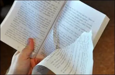 Grâce à quelle matière peut-on recoller une page déchirée sans que cela ne se voit trop ?