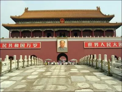 Quel est ce monument chinois qui tait l'ancien palais imprial ?