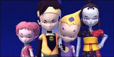 Ces quatre enfants ont découvert un super calculateur dans un hangar désinfecté. Il s'agit de :