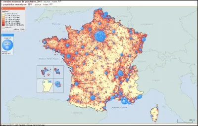 Au nombre d'habitants la France arrive en :