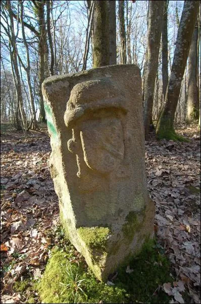 Cette borne armoriée se trouve en forêt de :
