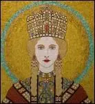 Irène, impératrice byzantine contrainte de se retirer à la majorité de son fils Constantin VI, intrigua contre lui, réussit à le détrôner et...