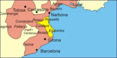 Au IXe siècle, quelle était la capitale de la Septimanie ?