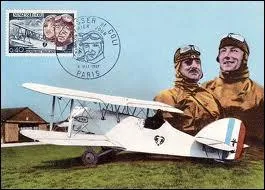 En 1927, Nungesser et Coli disparaissent en mer  bord de ... .