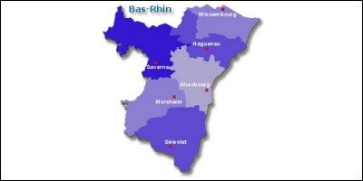 De quoi le Bas-Rhin est-il le premier producteur en France ?