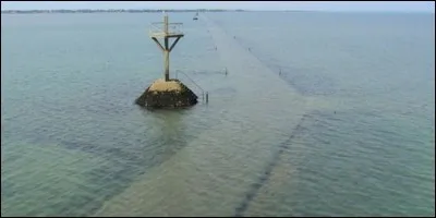 A quelle île mène, à marée basse, le passage du Gois ?