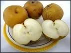 Quel est le nom de ce fruit, appel aussi 'poire chinoise', rond et jaune, trs juteux, mais d'un got un peu astringent ?